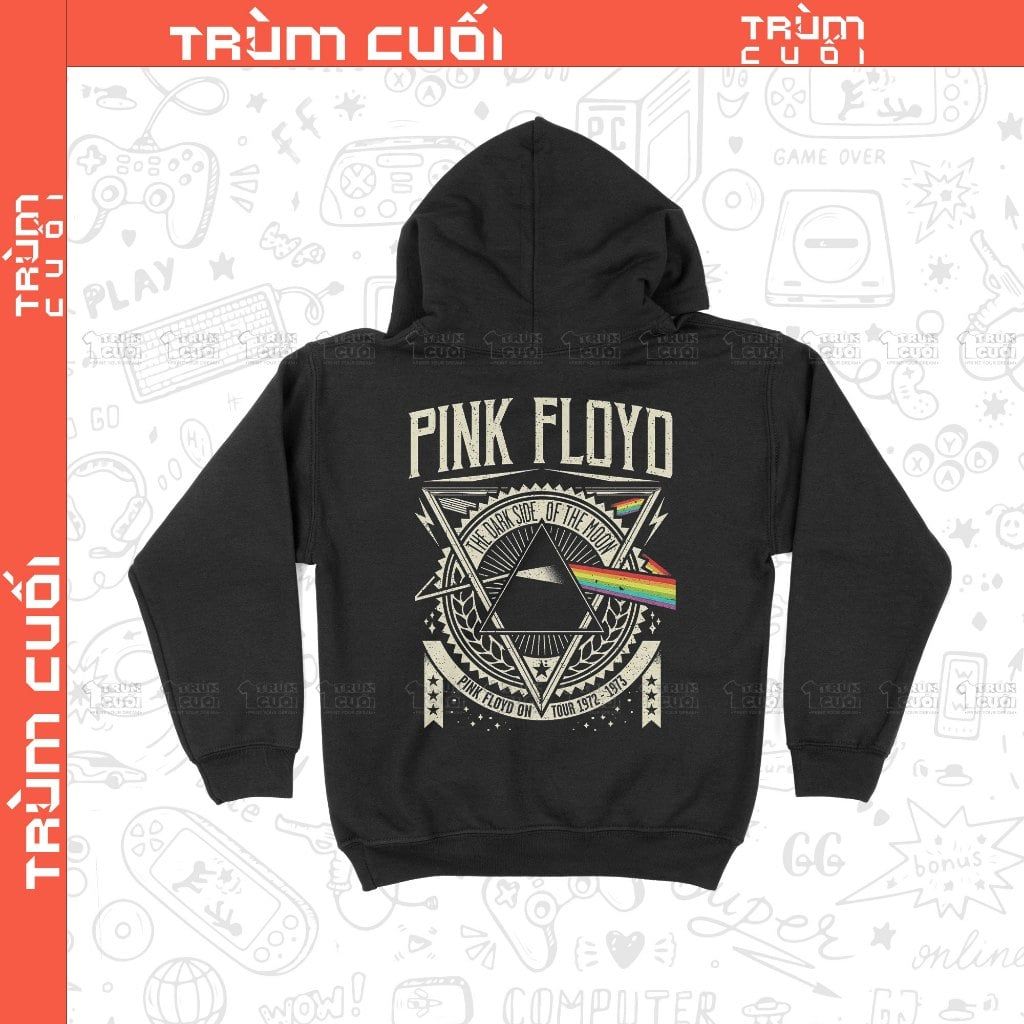  Áo Hoodie Pink Floyd, Trùm Cuối Thần Tượng Âm Nhạc, Unisex Nỉ Bông 100% 2 màu nam nữ 0390 