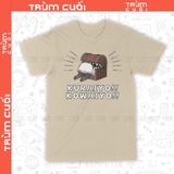  Áo thun Frienne Kuraiyo Kowaiyo - Pháp Sư Tiễn Táng, Trùm Cuối Animie, Unisex Cotton 100% 2 màu nam nữ 0407 