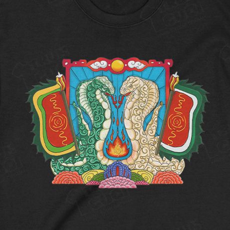  Áo sweater Quan Xà Thần - Tứ Phủ, Trùm Cuối x Đăng Hoả Chi Thần - Tết 2025, Nỉ Bông 100% Unisex 