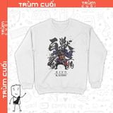  Áo Sweater Kaido - One Piece, Unisex Trùm Cuối Anime Cine, Nỉ Bông 100%, 2 màu nam nữ 0167 