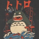  Áo thun Kaiju Totoro - Ghibli, Trùm Cuối Anime, Unisex Cotton 100% 2 màu nam nữ 0040 