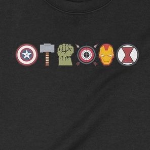  Áo sweater Avengers Icons, Trùm Cuối Game, Unisex Nỉ Bông 100% 2 màu nam nữ 0103 