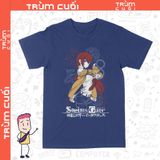  Áo thun Steins;Gate Kurisu Makise, Trùm Cuối Anime Game, Unisex Cotton 100% 2 màu nam nữ 0328 