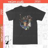  Áo thun Howl' Moving Castle -  Trùm Cuối Anime Ghibli Movie, Cotton 100% 2 màu nam nữ 0105 