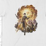  Áo thun Zhongli - Ước Nguyện, Trùm Cuối Game Genshin, Unisex Cotton 100% 2 màu nam nữ 0248 