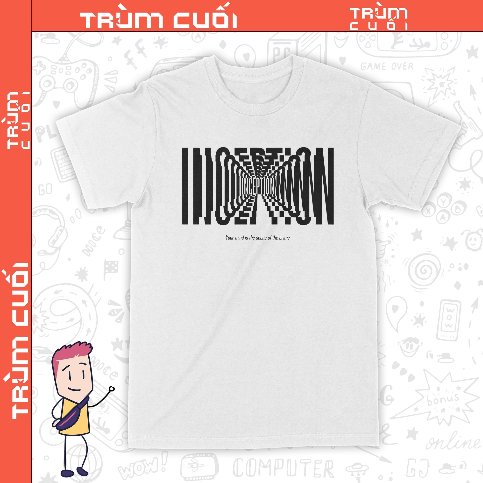  Áo thun Kẻ Đánh Cắp Giấc Mơ - Inception, Trùm Cuối Cine, Unisex Cotton 100% 2 màu nam nữ 0276 