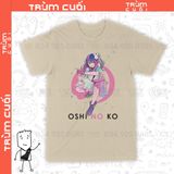 Áo thun Ai Hoshino - Oshi no Ko, Trùm Cuối Anime, Unisex  Cotton 100% 2 màu nam nữ 0271 