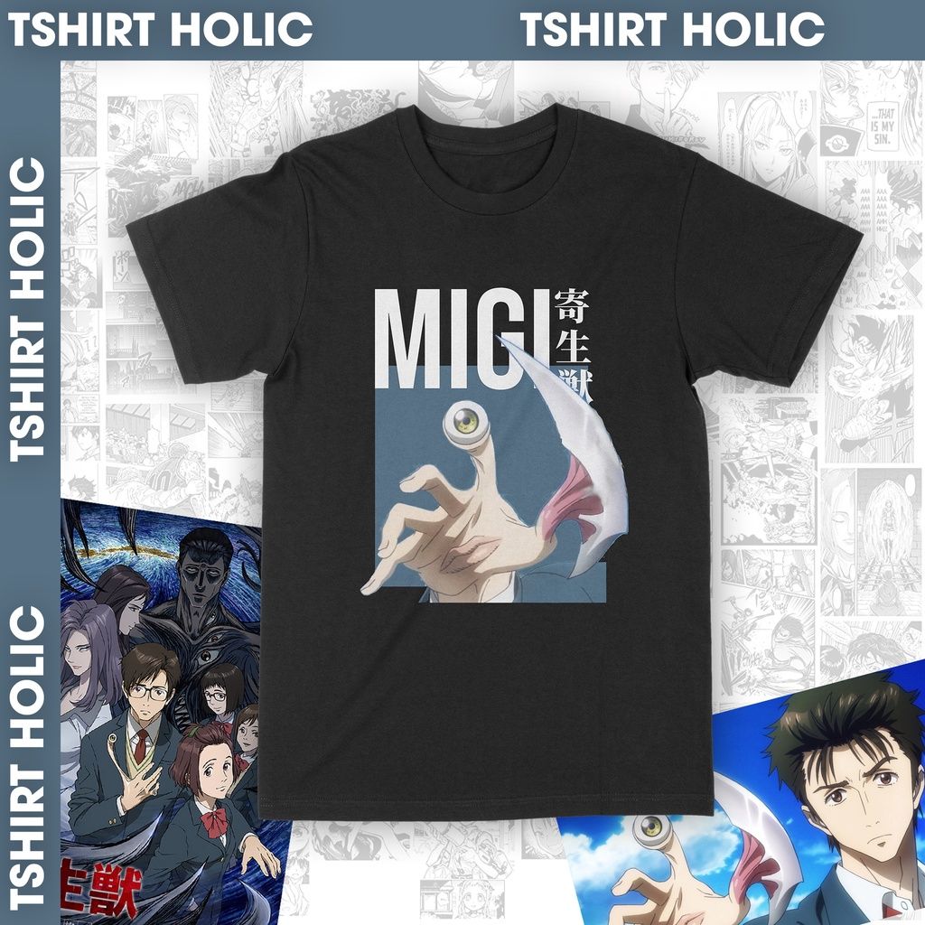  Áo thun Parasyte Unisex Trùm Cuối Manga Anime, Cotton 100% 2 màu nam nữ 0065 