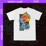  Áo thun 2 mặt Hỏa Thần Long, Trùm Cuối Đăng Hỏa Chi Thần 2024, Unisex Cotton 100% 2 màu nam nữ 