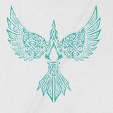  Áo thun Assassin's Creed Valhalla: Cánh Quạ Phương Bắc, Unisex Trùm Cuối Game, Cotton 100% 2 màu nam nữ 0147 