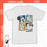  Áo thun Chuột Mickey, Trùm Cuối Cine, Cotton 100% 2 màu nam nữ 0203 