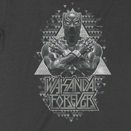  Áo thun Black Panther: Wakanda Forever Trùm Cuối Marvel Cine, Cotton 100% 2 màu nam nữ 0150 