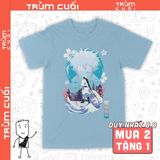  Áo thun Gintama - Gintoki Sakata, Trùm Cuối Anime, Unisex Cotton 100% 6 màu nam nữ 0330 