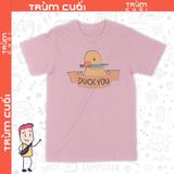  Áo thun 2 mặt Duck You, Trùm Cuối Casual, Unisex Cotton 100% 2 mặt 0302 
