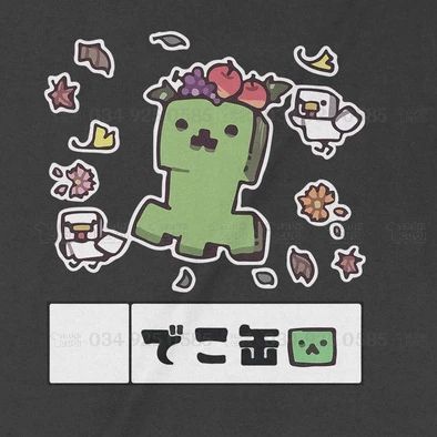  Áo thun Creeper - Minecraft, Trùm Cuối Game, Cotton 100% 2 màu nam nữ 0219 