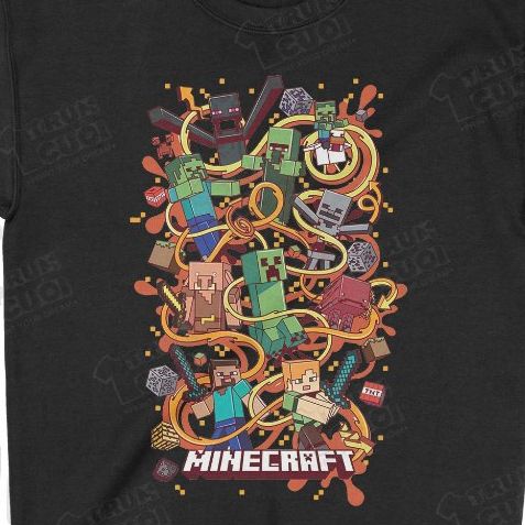  Áo Sweater Minecraft - Graffity, Trùm Cuối Game, Nỉ Bông 100% Unisex nam nữ 0435 