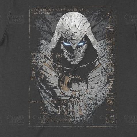  Áo thun Moon Knight - Hiệp Sĩ Ánh Trăng, Trùm Cuối Cine, Unisex Cotton 100% 2 màu nam nữ 0422 