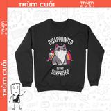  Áo Sweater Mèo Thất Vọng, Trùm Cuối Meme Animal, Unisex Nỉ Bông 100% 2 màu nam nữ 0234 
