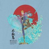  Áo thun Phượng Hoàng Marco - One Piece, Trùm Cuối Anime Cine, Cotton 100% 2 màu nam nữ 0155 