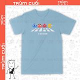  Áo thun 8-bit Road - Pacman, Trùm Cuối Game, Cotton 100% 2 màu nam nữ 0223 