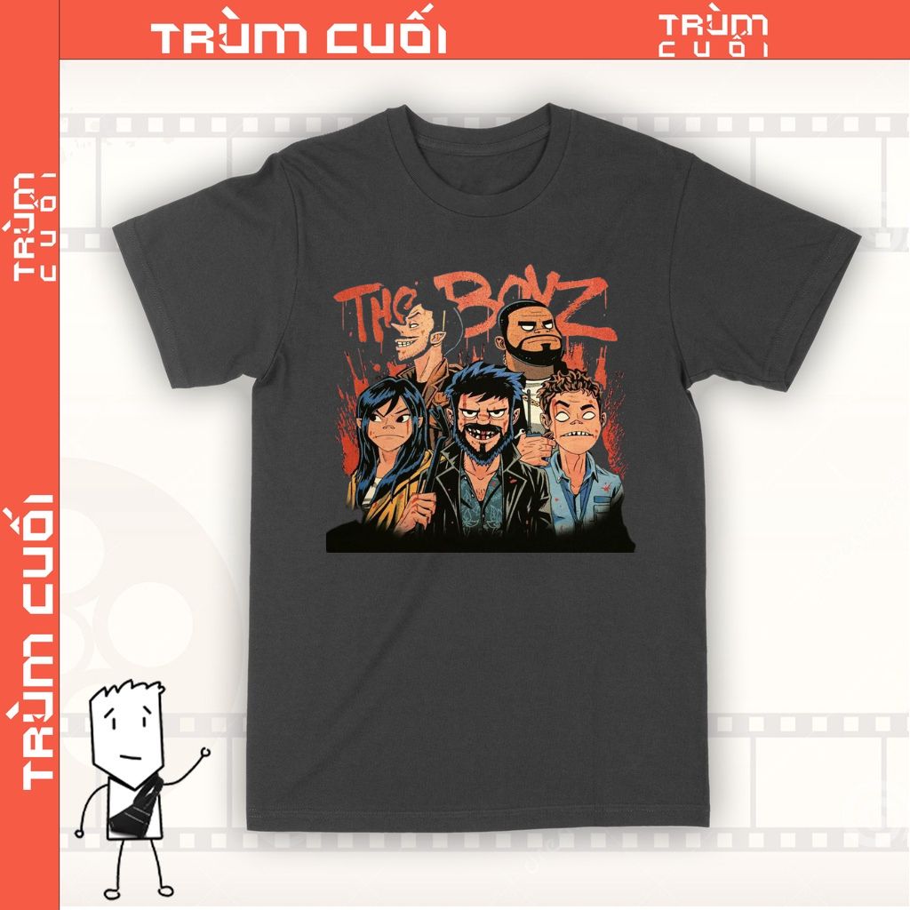 Áo Thun hội The Boys  Trùm Cuối Movie Cine, Unisex Cotton 100% 2 màu nam nữ 0450 