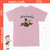  Áo thun 2 mặt Daffy Duck - Not My Problem, Trùm Cuối Cartoon Casual, Unisex Cotton 100% 2 màu nam nữ 0311 
