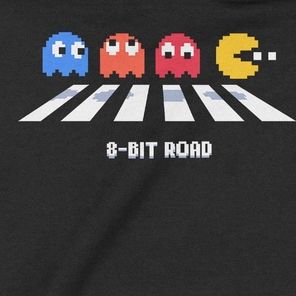  Áo hoodie 8-bit Road - Pacman, Trùm Cuối Game, Nỉ Bông 100% 2 màu nam nữ 0223 