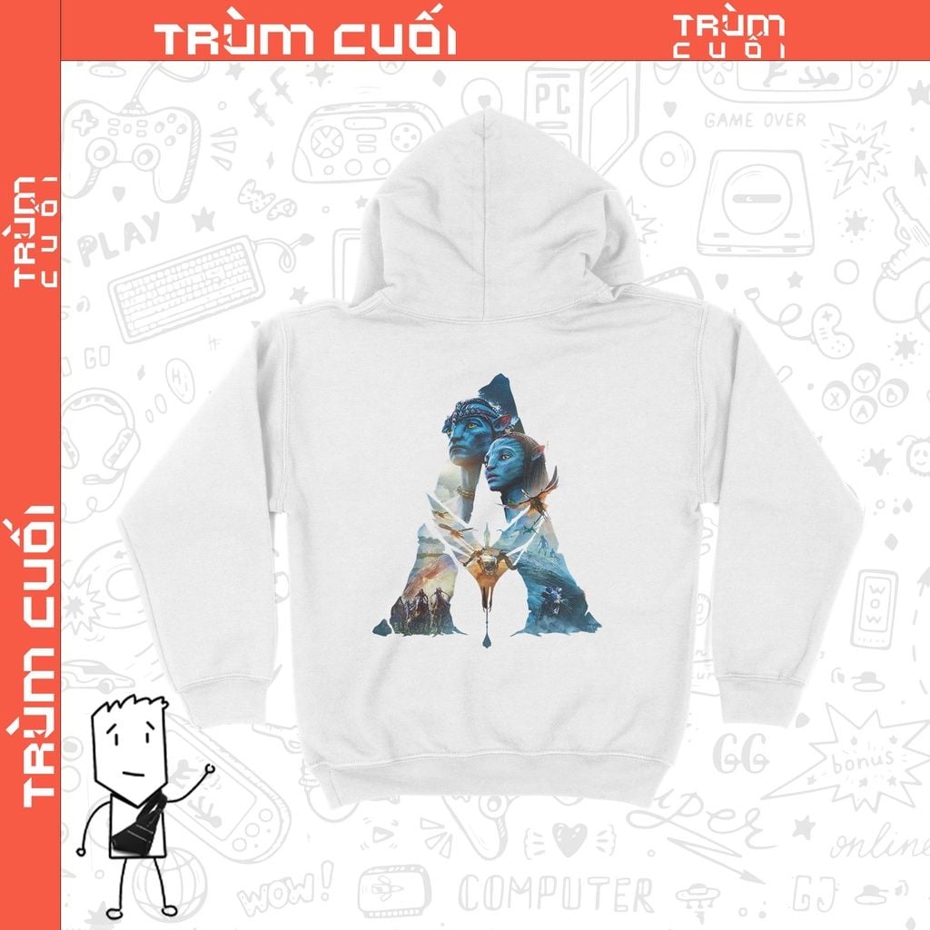  Áo Hoodie James Cameron's Avatar, Trùm cuối Cine, Nỉ bông 100% 2 màu nam nữ 0156 