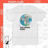  Áo Thun The Wind Rise - Ghibli Trùm Cuối Anime Cine Cotton 100% 2 màu nam nữ 0121 