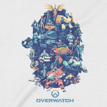  Áo Sweater Overwatch, Trùm cuối Game, Unisex Nỉ Bông 100% 2 màu nam nữ 0133 