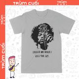  Áo thun Jimi Hendrix - Kiss The Sky, Trùm Cuối Thần Tượng Âm Nhạc, Cotton 100% 2 màu nam nữ 0317 