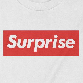  Áo thun Surpise, Trùm Cuối Meme, Unisex Cotton 100% nam nữ 0313 