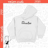  Áo Hoodie Connected, Trùm cuối Meme, Cotton 100% 2 màu nam nữ 0195 0196 