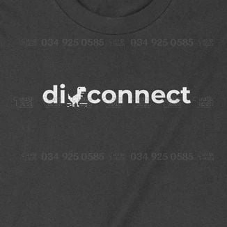  Áo thun Disconnect, Trùm Cuối Meme, Cotton 100% 2 màu nam nữ 0176 0177 