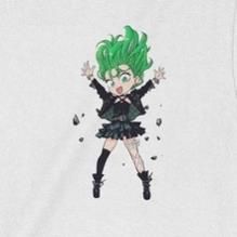  Áo  Hoodie One Punch Man: Tatsumaki Chibi, Trùm Cuối Manga Anime, Unisex Nỉ Bông 100% 2 màu nam nữ 0095 