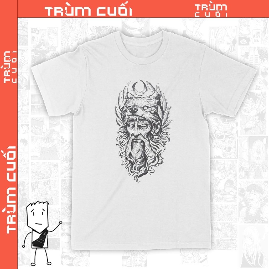  Áo thun Hades - Trùm Cuối Hy Lạp, Cotton 100% 2 màu nam nữ 0082 
