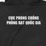  Áo Hoodie Nhân Viên Cục Phòng Chống Phông Bạt, Trùm Cuối Meme, Nỉ Bông 100% Unisex nam nữ 0442 