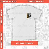  Áo thun Attack on Titan: Eren Yeager, Trùm Cuối Anime, Unisex Cotton 100% 2 màu nam nữ 