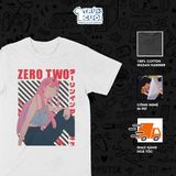  Áo thun Zero Two - Darling in the Franxx, Trùm Cuối Manga Anime, Cotton 100% Unisex 2 màu nam nữ 0443 