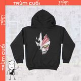  Áo Hoodie Mặt nạ quỷ Ichigo, Trùm Cuối Anime, Unisex Nỉ Bông 100% 2 màu nam nữ 