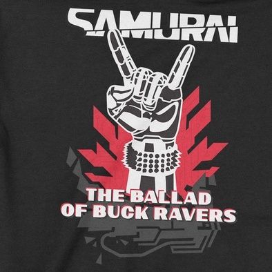  Áo Hoodie Samurai: The Ballad of Buck Ravers - Cyberpunk 2077 Unisex Trùm Cuối Game, Nỉ Bông 100% 2 màu nam nữ 0077 