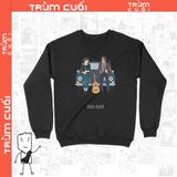  Áo Sweater Begin Again - Movie Trùm cuối Cine, Nỉ Bông 100% 2 màu nam nữ 0110 