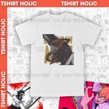  Áo thun Chainsaw Man Unisex Trùm Cuối Manga Anime, Cotton 100% 2 màu nam nữ 0019 
