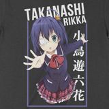  Áo thun Takanashi Rikka Kai, Trùm Cuối Anime, Unisex Cotton 100% 3 màu nam nữ 0342 