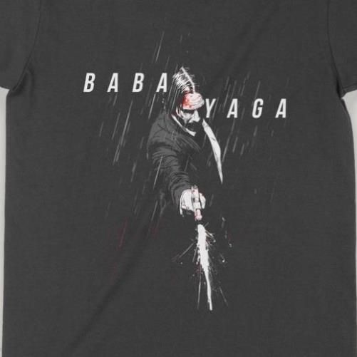  Áo Sweater Baba Yaga - John Wick Unisex Trùm Cuối Cine,  Nỉ Bông 100% 2 màu nam nữ 0043 