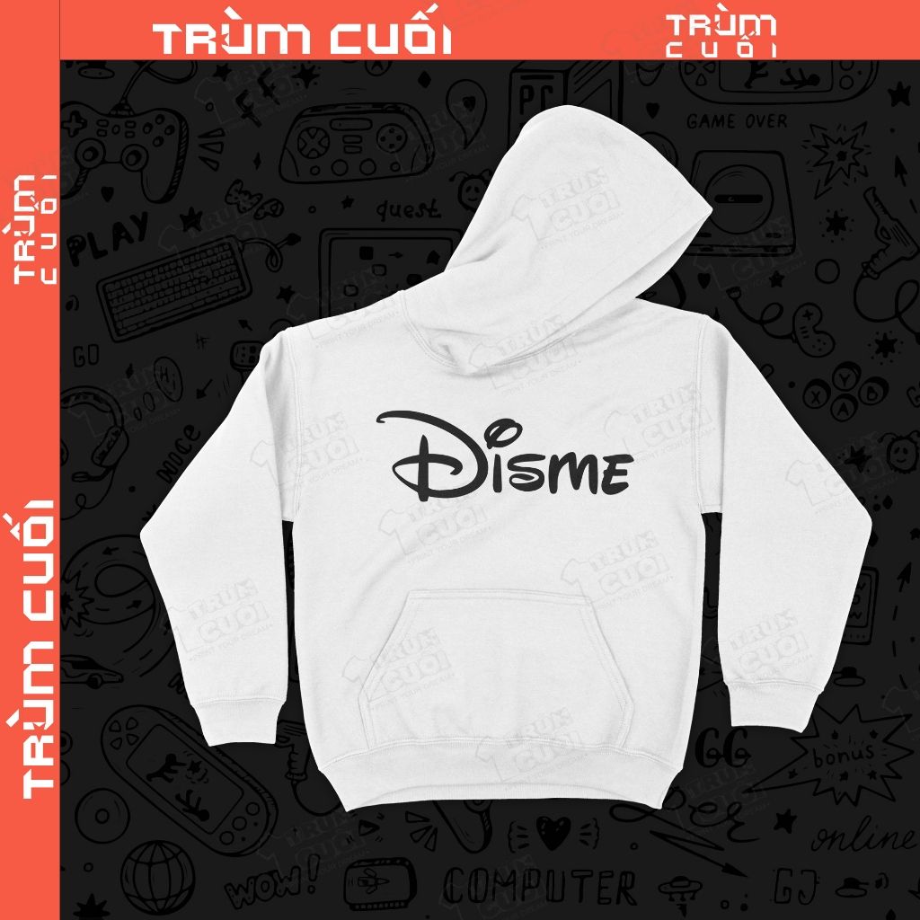  Áo Hoodie Gần Giống Disney, Trùm Cuối Meme, Nỉ Bông 100% Unisex nam nữ 0438 