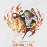  Áo Hoodie Vinsmoke Sanji - One Piece, Unisex Trùm Cuối Anime Cine, Nỉ Bông100% 2 màu nam nữ 0162 
