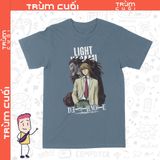  Áo thun Chết Nốt - Light Yagami, Trùm Cuối Manga Anime, Unisex Cotton 100% 2 màu nam nữ 0335 