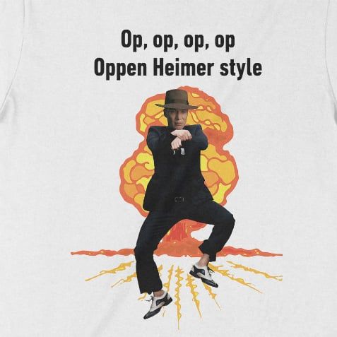  Áo thun Oppen Heimer Style, Trùm Cuối Cine Meme, Unisex Cotton 100% 2 màu nam nữ 0309 0310 