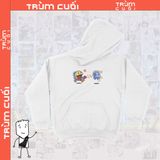  Áo hoodie Pacman Ghost Buster Unisex Trùm Cuối Game, Nỉ Bông 100% 2 màu nam nữ 0069 